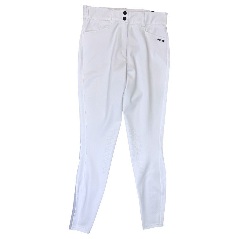 Ariat 'Compel' Knee Patch Breech in White