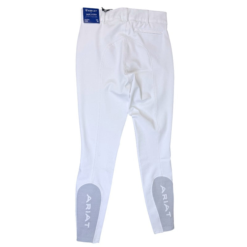 Ariat 'Compel' Knee Patch Breech in White