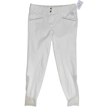 Equinavia 'Victoria' Silicone Full Seat Breeches in White