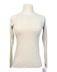 TKEQ The 'Kennedy' Seamless Long Sleeve in Vanilla - Women's S/M