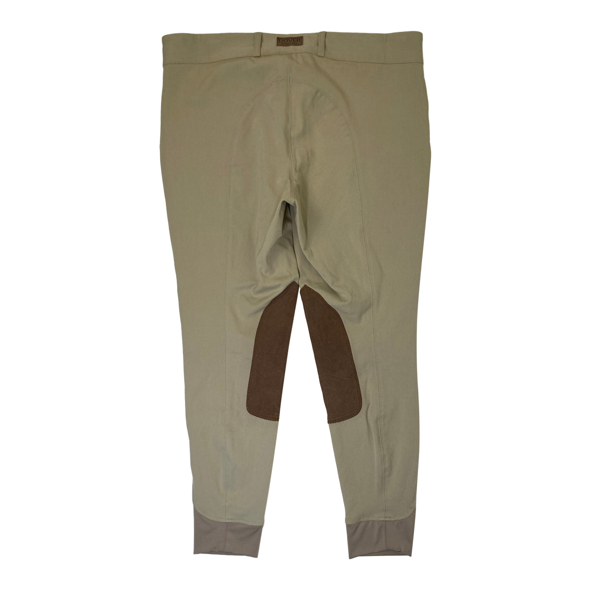 Dover Saddlery Wellesley Classic Piped Knee-Patch Breech in Tan