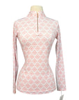 Equine & Design 'Sarah' Shirt in Pink Horse Damask