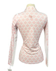 Equine & Design 'Sarah' Shirt in Pink Horse Damask