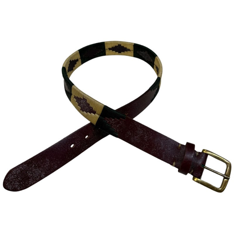 Polo Belt in Green/Yellow