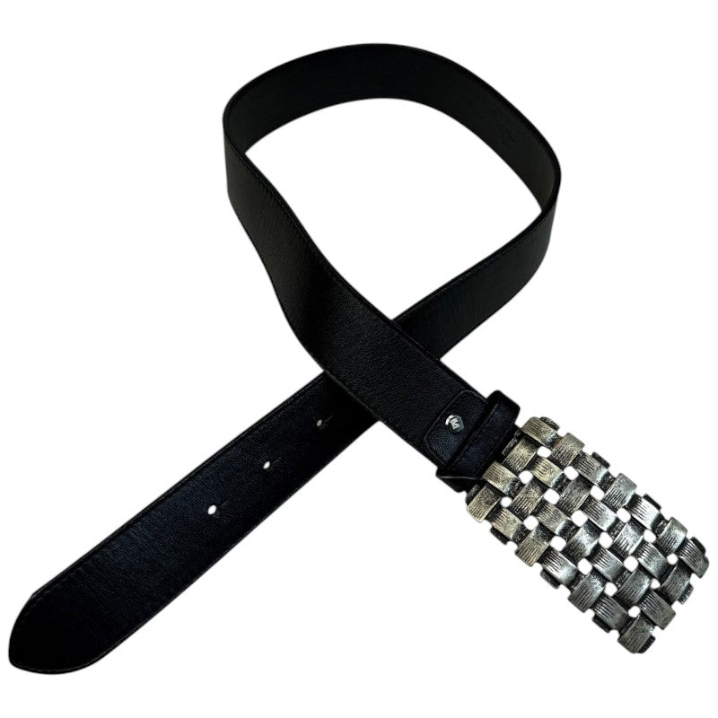 Tailored Sportsman Leather Belt in Black