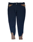 Ecorider By TuffRider Ladies Acadia Full Seat Breeches in Navy