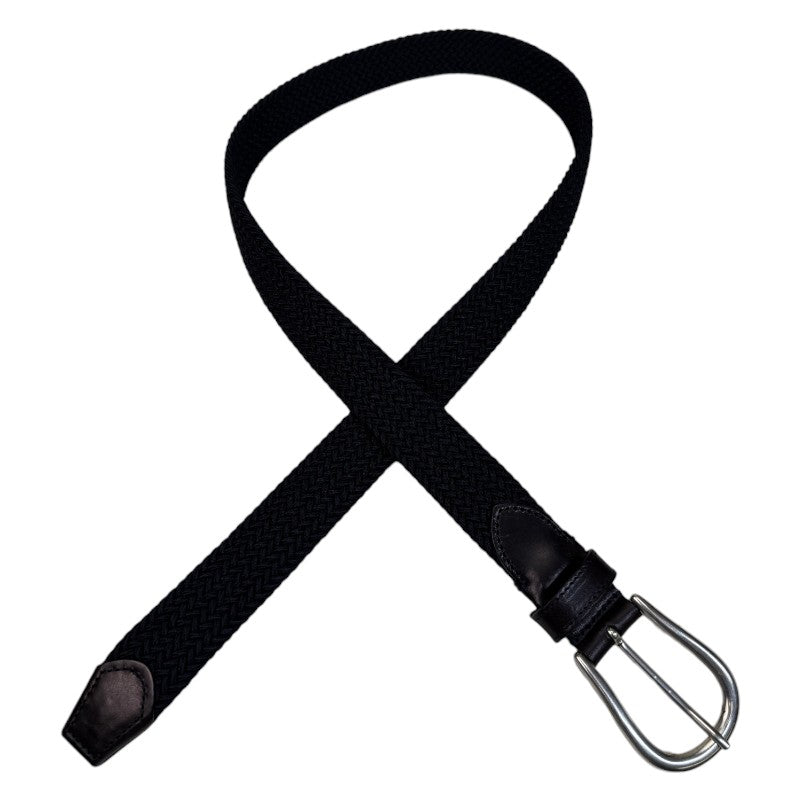 Anna Scarpati Braided Belt in Navy