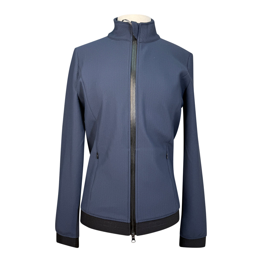 Alessandro Albanese 'Respira' Bonded Fleece Jacket in Navy