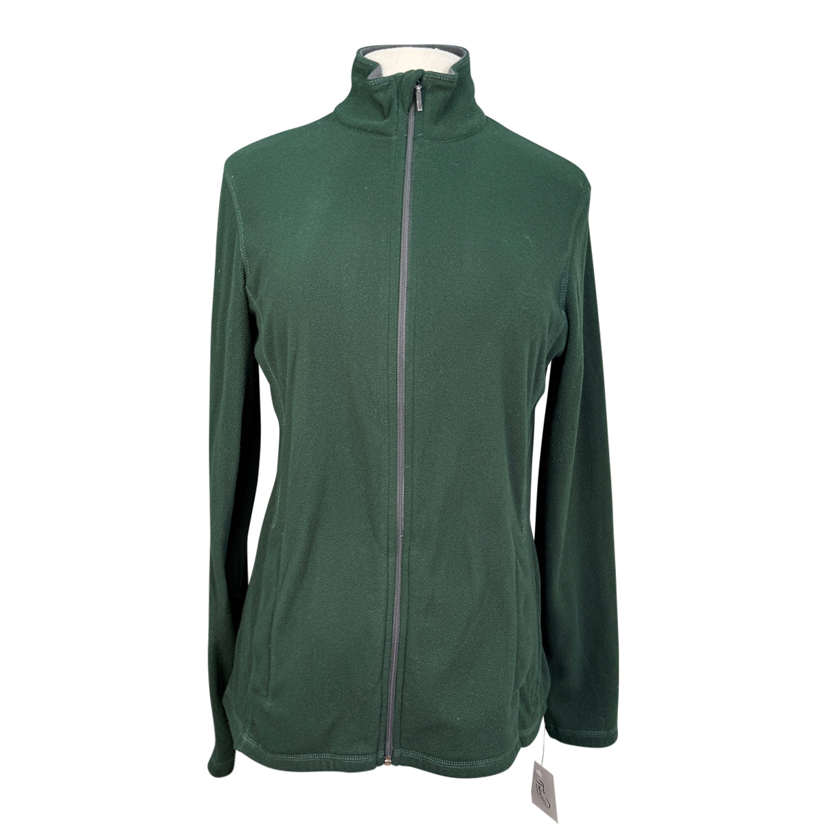Riding Sport Fleece Zip Up in Hunter Green