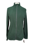 Riding Sport Fleece Zip Up in Hunter Green