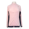 Horseware 'Lana' Technical Full Zip Top in Rosewater/Charcoal - Women's Small