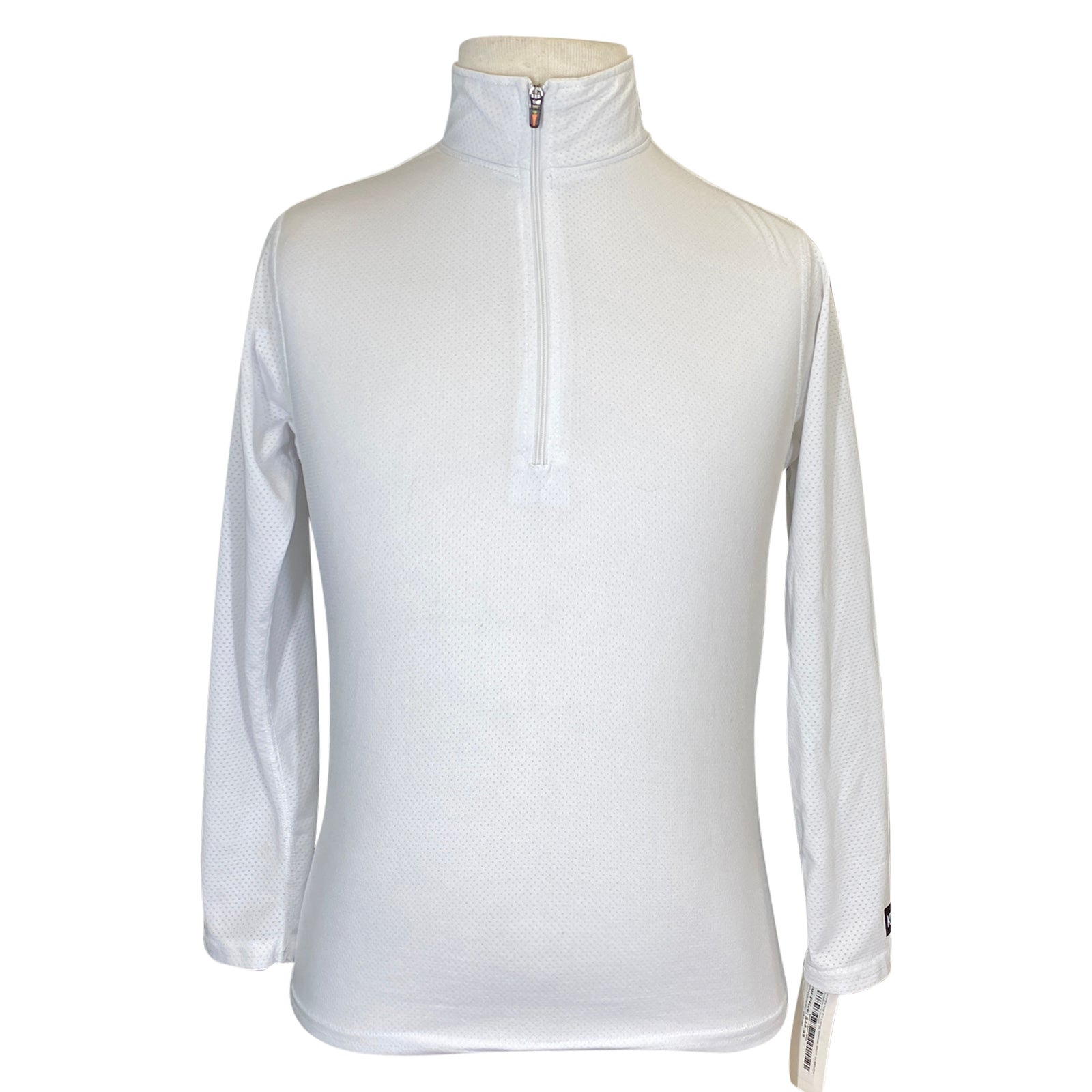 Kerrits Kids 'Ice Fil Lite' Long Sleeve Shirt in White - Children's Small
