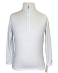 Kerrits Kids 'Ice Fil Lite' Long Sleeve Shirt in White - Children's Small