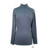 TKEQ 'Quinn' Long Sleeve Shirt in Nickel 