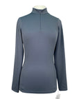 TKEQ 'Quinn' Long Sleeve Shirt in Nickel 