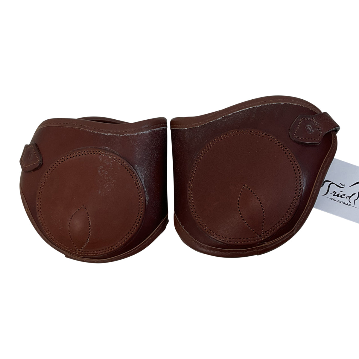 CWD Equitation Buckle Open Hind Boots in Brown
