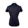 Cavalleria Toscana Mesh Top Competition Polo in Navy