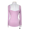 Hannah Childs Luna Long Sleeve Show Shirt in Lavendar 