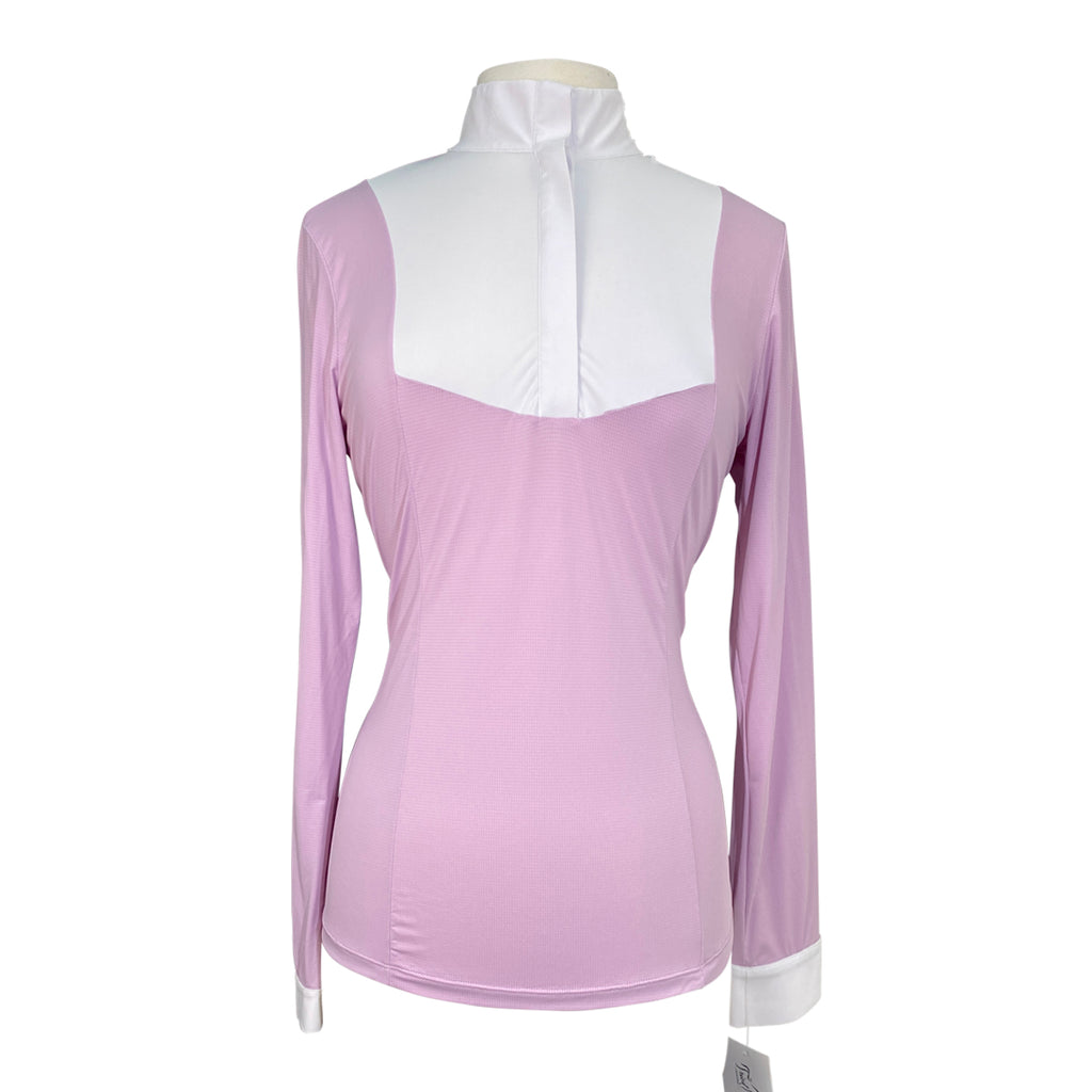 Hannah Childs Luna Long Sleeve Show Shirt in Lavendar 