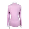 Hannah Childs Luna Long Sleeve Show Shirt in Lavendar 