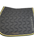 Devoucoux Quilted Saddle Pad in Grey 