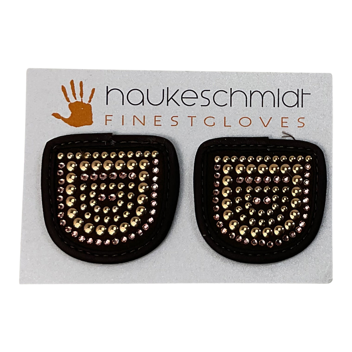 Haukeschmidt Tough of Magic Tack Additional Patches  in Brown/Pink Studs