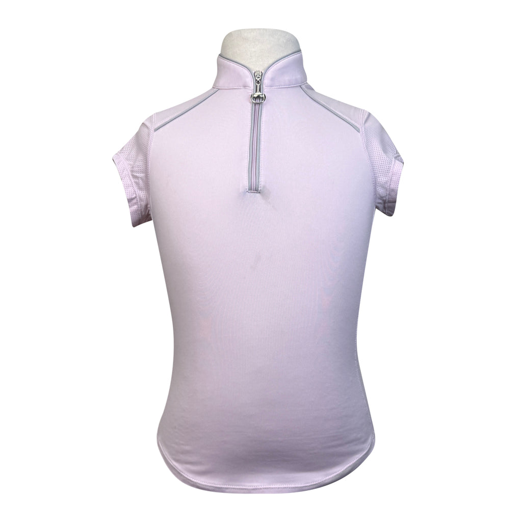 Chestnut Bay Performance Rider SkyCool® Short Sleeve Youth Shirt in Orchid