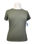Botori 'Diamond' Tech Tee in Army Green