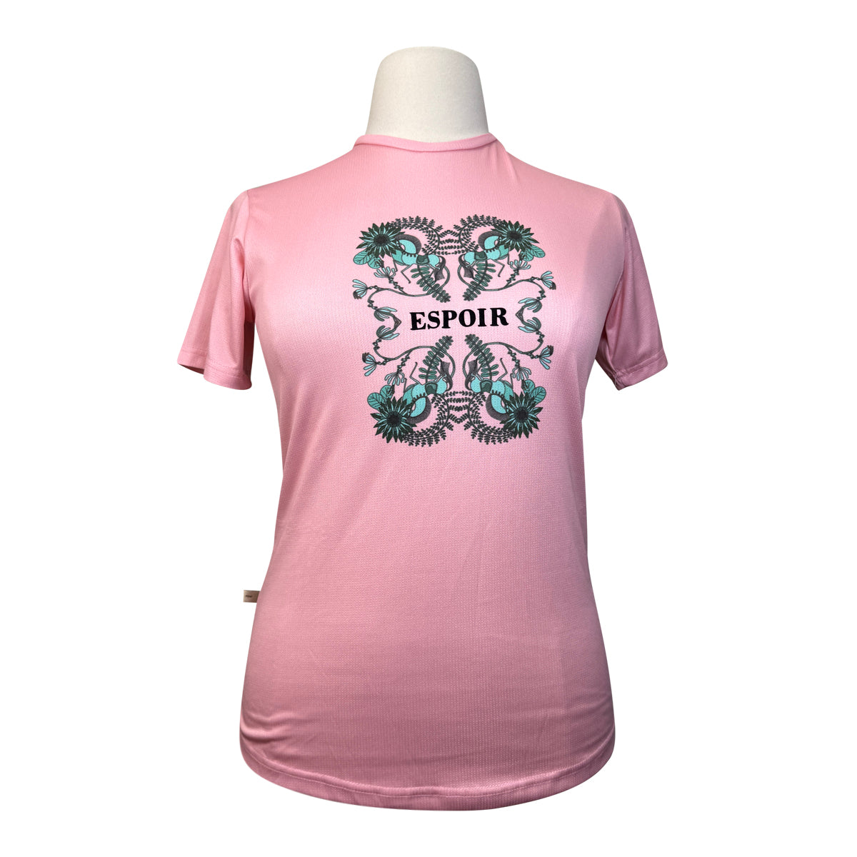 Espoir Crew Neck T-Shirt in Pink/Mint Magic