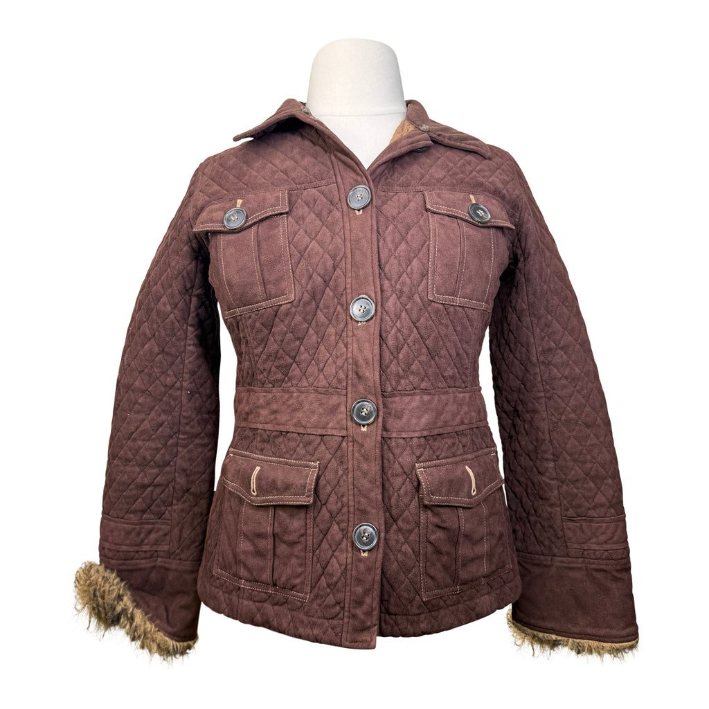 Goode Rider Button Down Jacket in Brown