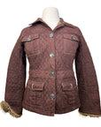 Goode Rider Button Down Jacket in Brown