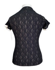 Montar 'Amelia' Lace Competition Shirt in Black