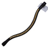 Big Crystal Wave Browband in Brown/Pale Sunshine - Full