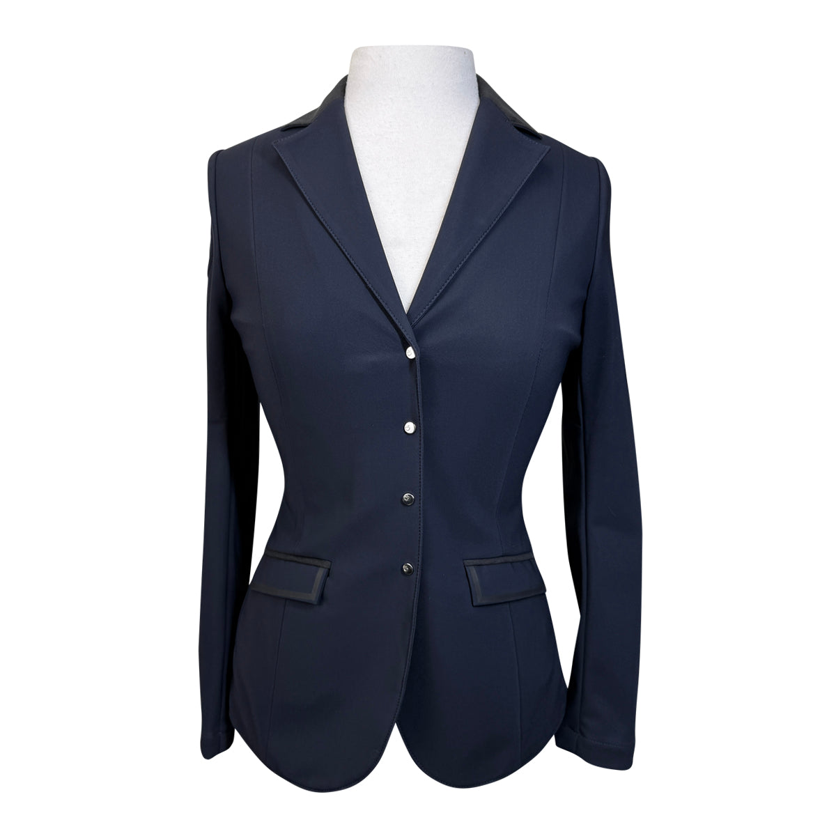 Cavalleria Toscana Competition Jacket with Zip in Navy