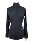 Essex Classics Jumper Long Sleeve Show Shirt in Black/Teal