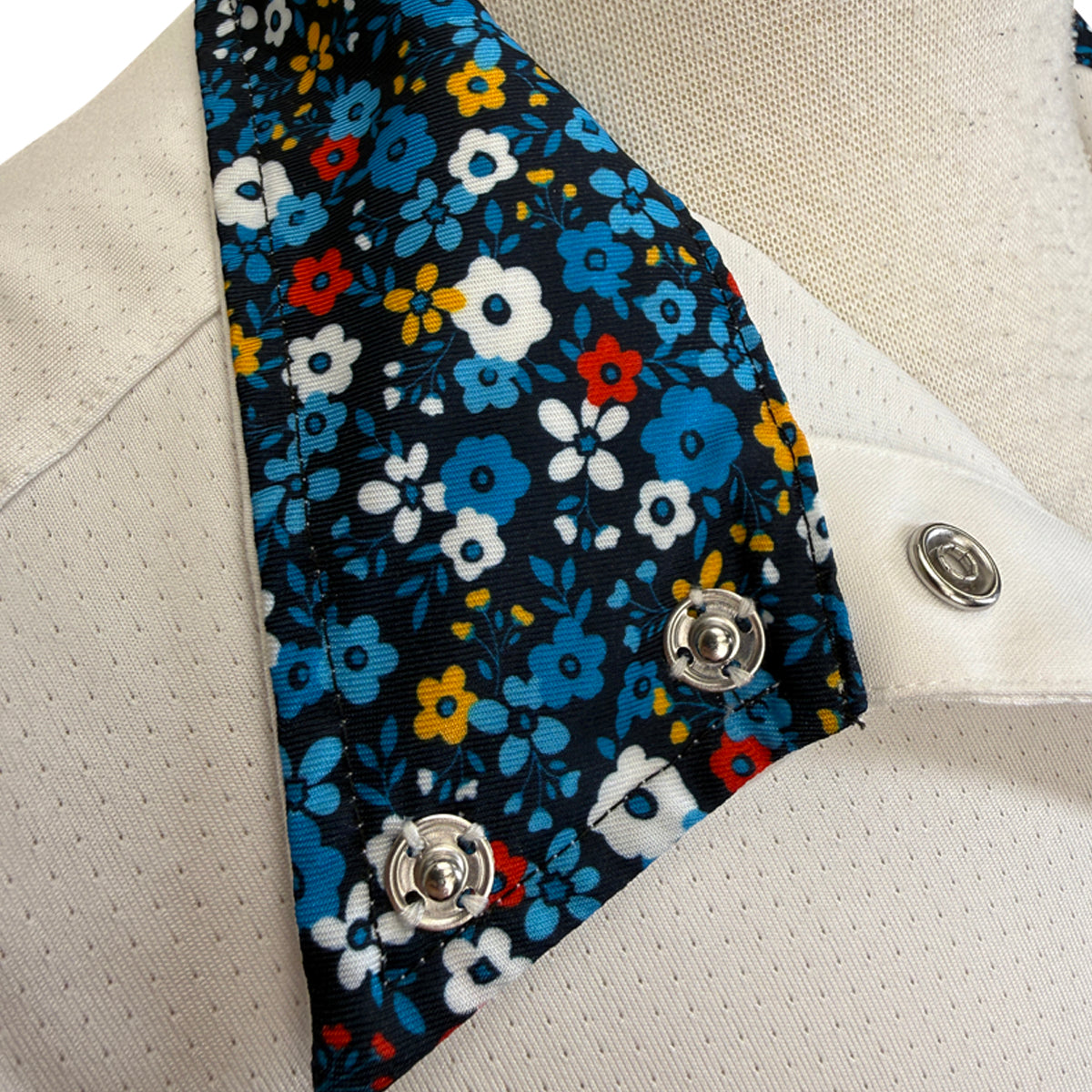 Essex Classics Talent Yarn Show Shirt in White/Primary Floral 