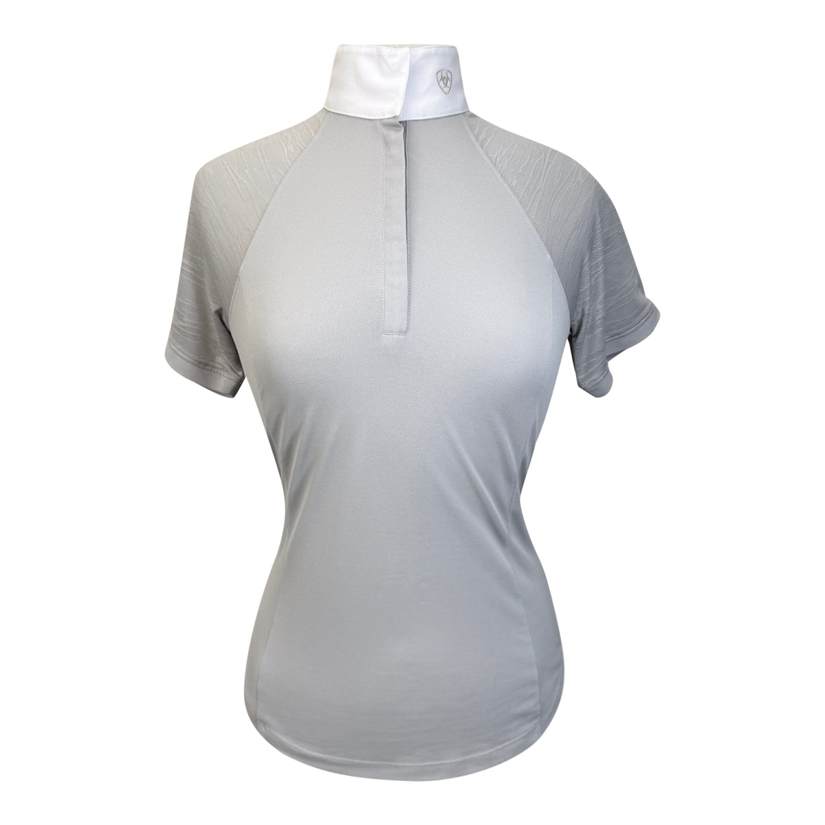 Ariat 'Aptos' Short Sleeve Show Shirt in Grey