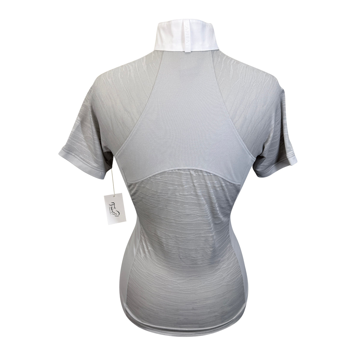 Ariat 'Aptos' Short Sleeve Show Shirt in Grey