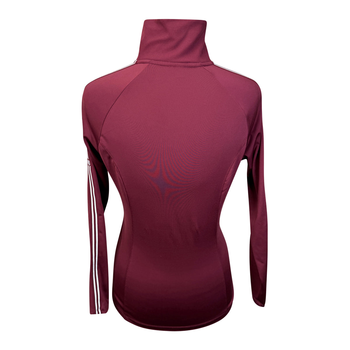 Equestrian Stockholm Long Sleeve Top in Burgundy