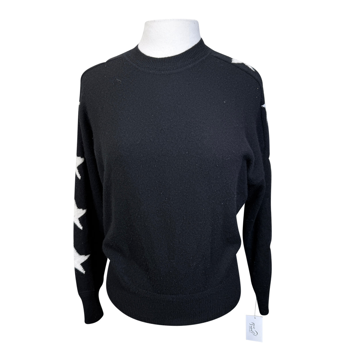 Aqua Star Cashmere Sweater in Black