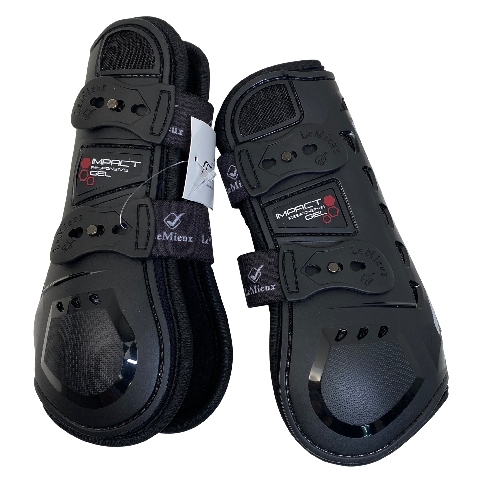 LeMieux Comfort Impact Responsive Tendon Boots in Black