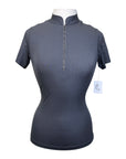 Samshield 'Bruna' Short Sleeve Training Shirt in Grey/Black Glitter Microdots - Women's Small