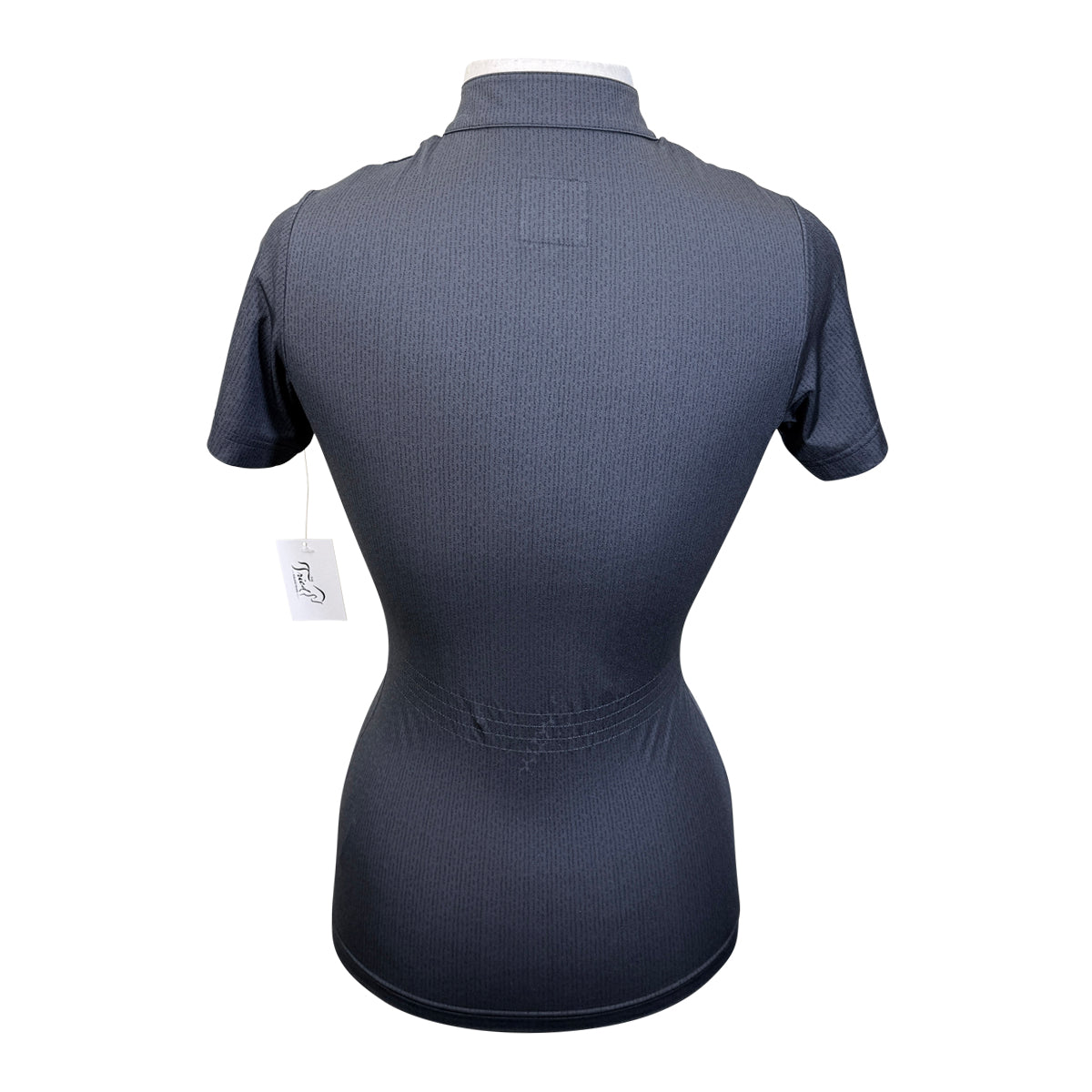 Samshield 'Bruna' Short Sleeve Training Shirt in Grey/Black Glitter Microdots - Women's Small