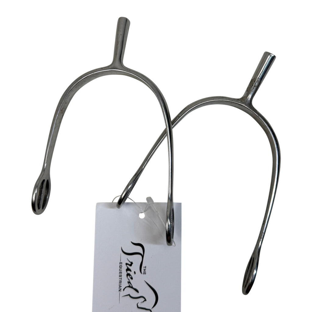 Stubben Offset Prince of Wales Spurs in Stainless Steel