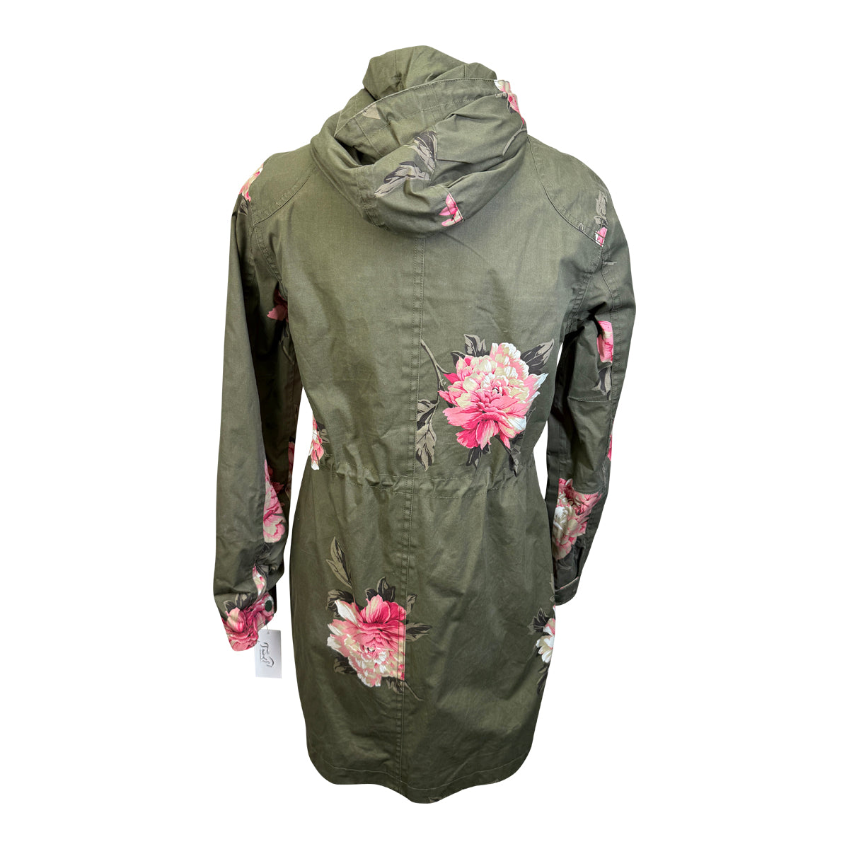 Joules Full Zip Jacket in Green Flower Garden