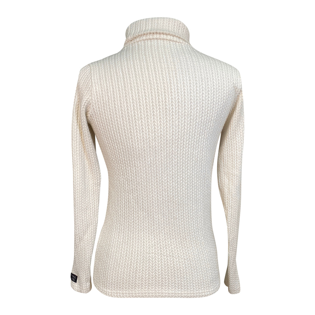 Kingsland Cable Knit Turtleneck Sweater in Ivory