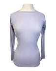 The Tack Hack Eq Tech Long Sleeve Shirt in Lavendar