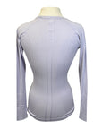 The Tack Hack Eq Tech Long Sleeve Shirt in Lavendar