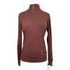 Essex Classics Trey Quarter-Zip Sweater in Maroon