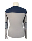 Ariat 'Ramiro' Sweater in Grey/Navy - Women's Large